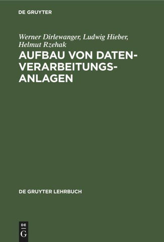 Aufbau von Datenverarbeitungsanlagen
