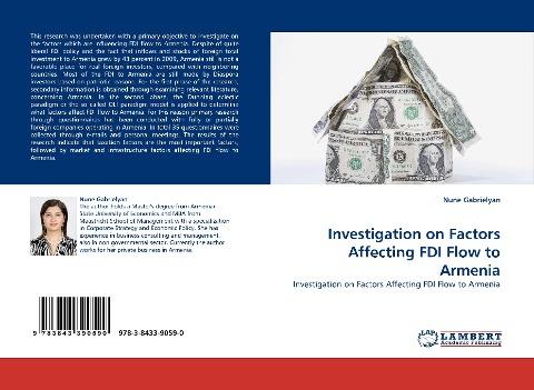 Investigation on Factors Affecting FDI Flow to Armenia