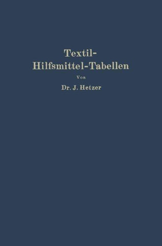 Textil-Hilfsmittel-Tabellen