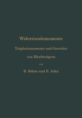 Widerstandsmomente