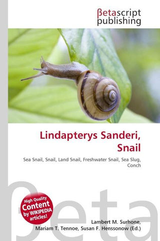 Lindapterys Sanderi, Snail