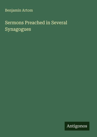 Sermons Preached in Several Synagogues