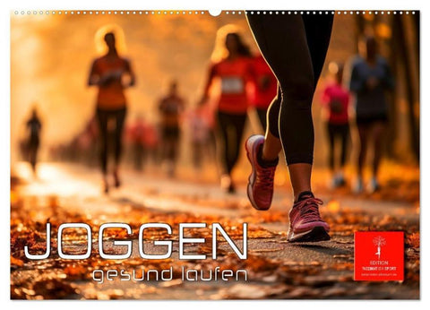 Joggen, gesund laufen (Wandkalender 2026 DIN A2 quer), CALVENDO Monatskalender