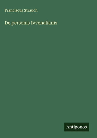 De personis Ivvenalianis