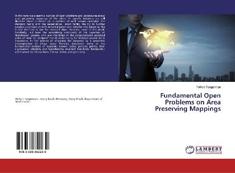 Fundamental Open Problems on Area Preserving Mappings