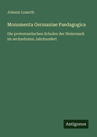 Monumenta Germaniae Paedagogica