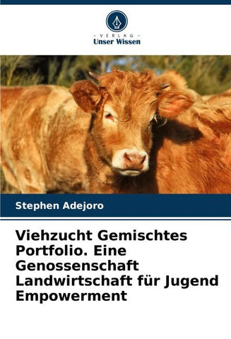 Viehzucht Gemischtes Portfolio. Eine Genossenschaft Landwirtschaft für Jugend Empowerment