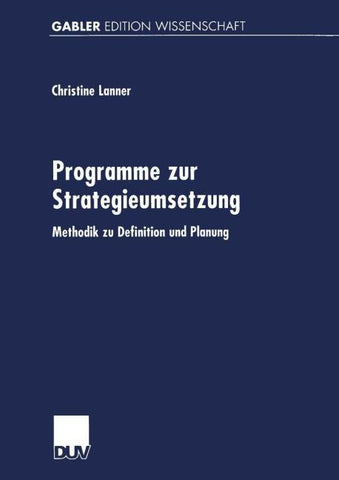 Programme zur Strategieumsetzung