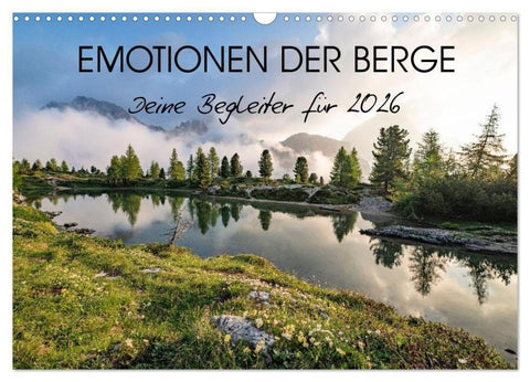 Emotionen der Berge (Wandkalender 2026 DIN A3 quer), CALVENDO Monatskalender