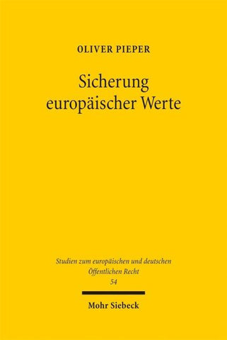 Sicherung europäischer Werte