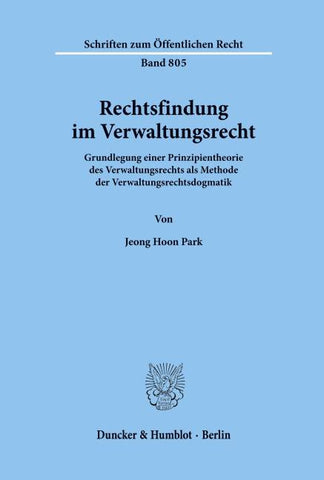 Rechtsfindung im Verwaltungsrecht.
