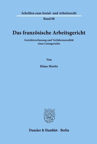 Das französische Arbeitsgericht.