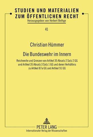 Die Bundeswehr im Innern