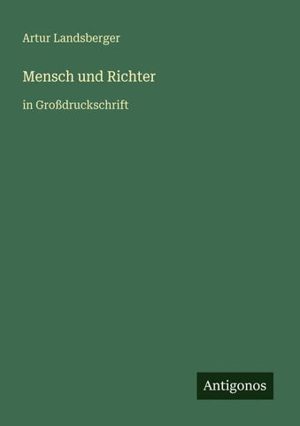 Mensch und Richter