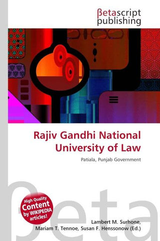 Rajiv Gandhi National University of Law