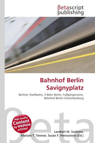 Bahnhof Berlin Savignyplatz