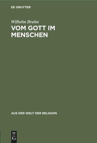 Vom Gott im Menschen