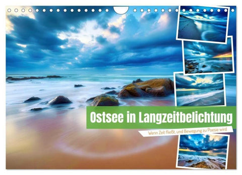 Ostsee in Langzeitbelichtung (Wandkalender 2027 DIN A4 quer), CALVENDO Monatskalender