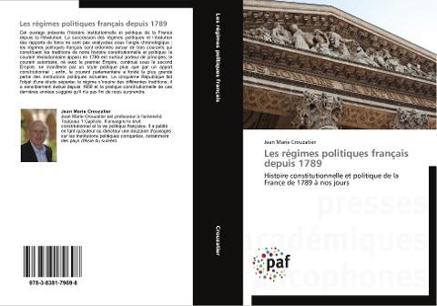 Les régimes politiques français depuis 1789