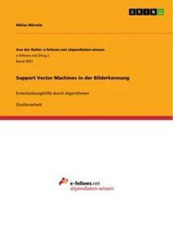 Support Vector Machines in der Bilderkennung