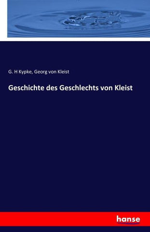 Geschichte des Geschlechts von Kleist