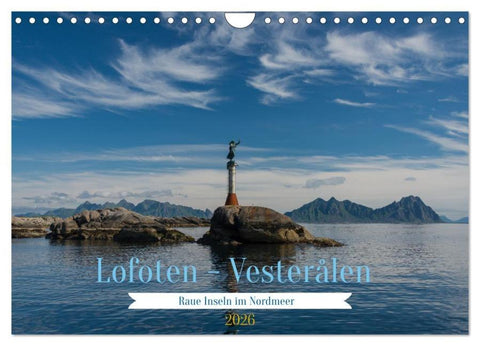 Lofoten Vesterålen (Wandkalender 2026 DIN A4 quer), CALVENDO Monatskalender