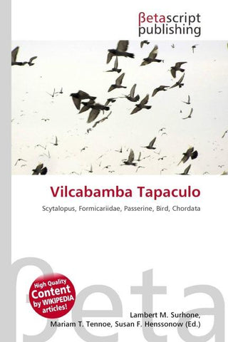 Vilcabamba Tapaculo