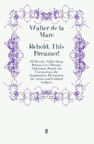 Behold, This Dreamer!