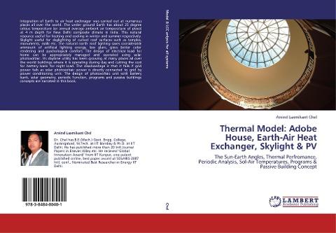 Thermal Model: Adobe House, Earth-Air Heat Exchanger, Skylight & PV