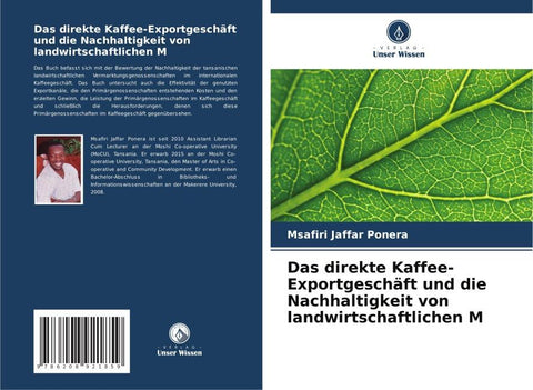 Das direkte Kaffee-Exportgeschäft und die Nachhaltigkeit von landwirtschaftlichen M