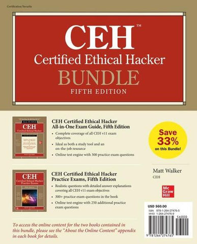 Ceh Certified Ethical Hacker Bundle, Fifth Edition