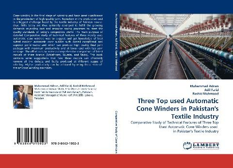 Three Top used Automatic Cone Winders in Pakistan's Textile Industry