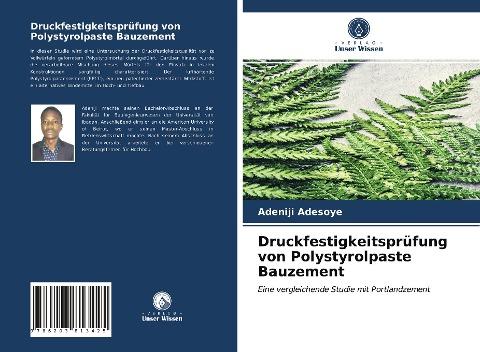 Druckfestigkeitsprüfung von Polystyrolpaste Bauzement