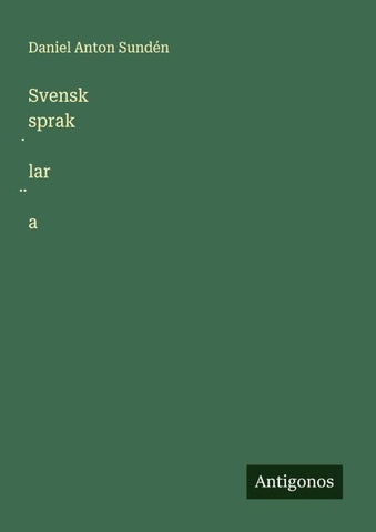 Svensk sprak¿lar¿a
