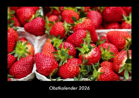 Obstkalender 2026 Fotokalender DIN A3