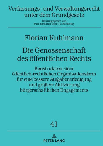 Die Genossenschaft des öffentlichen Rechts