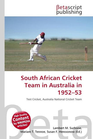 South African Cricket Team in Australia in 1952-53