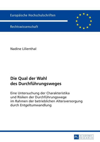 Die Qual der Wahl des Durchführungsweges