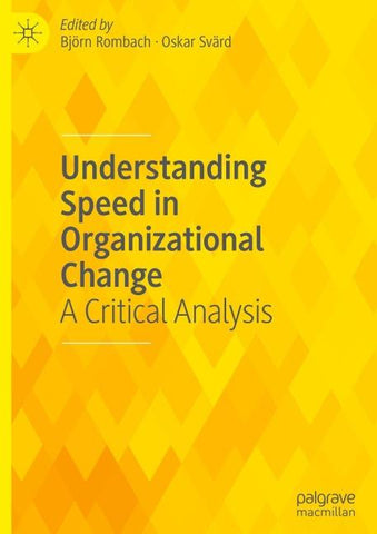 Understanding Speed in Organizational Change