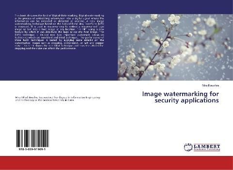 Image watermarking for security applications