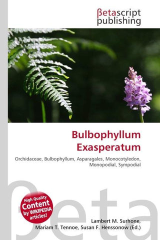 Bulbophyllum Exasperatum