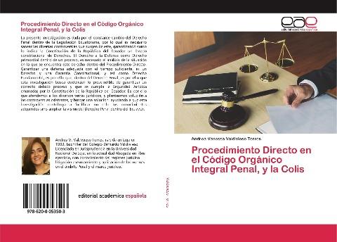 Procedimiento Directo en el Código Orgánico Integral Penal, y la Colis
