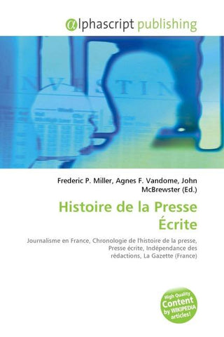 Histoire de la Presse Écrite