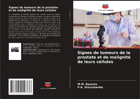Signes de tumeurs de la prostate et de malignité de leurs cellules