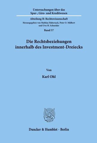 Die Rechtsbeziehungen innerhalb des Investment-Dreiecks.