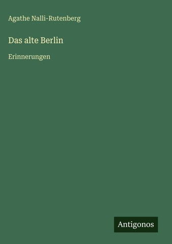 Das alte Berlin
