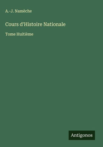 Cours d'Histoire Nationale
