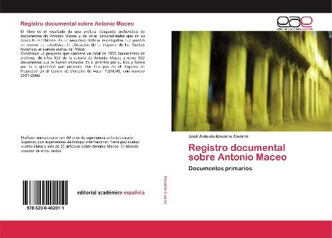 Registro documental sobre Antonio Maceo