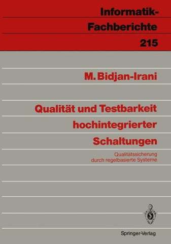 Qualität und Testbarkeit hochintegrierter Schaltungen