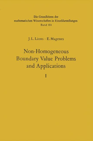 Non-Homogeneous Boundary Value Problems and Applications